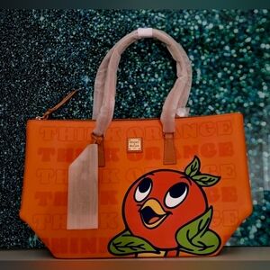 Disney Orange Bird Dooney & Bourke Tote Bag – Flower & Garden 2025 New W/Tags